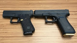 Glock 43x vs Glock 45 Review amp Comparison [upl. by Mamie820]