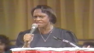 Evang Jackie McCullough Preaches at 1994 PAW Convention [upl. by Neyrb]