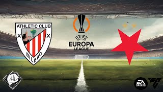 Athletic Bilbao x Slavia Praha  3 rodada da Uefa Europa League 2425  EA FC [upl. by Auric442]