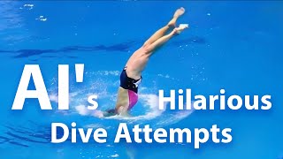 When AI Tries Diving Championship Fail That Will Make You Laugh [upl. by Tayib]