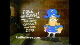 Capn Crunch quotFree The Capn Sweepstakesquot  1986 Commercial [upl. by Tinaret]