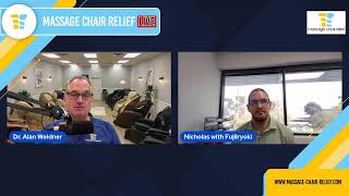 Massage Chair Relief LIVE w Nicholas Beese of FujiiryokiSynca [upl. by Airt]