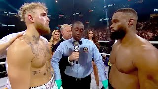 Jake Paul USA vs Tyron Woodley USA II  KNOCKOUT BOXING fight HD [upl. by Yllib]