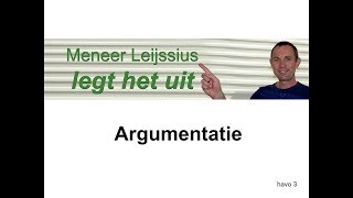 Argumentatie  begrippen [upl. by Castro]