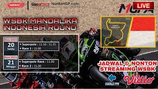 Cara nonton live streaming WSBK Mandalika Lombok 2021 shorts [upl. by Power]