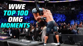 WWE Top 100 OMG Moments Compilation 1 [upl. by Soutor]