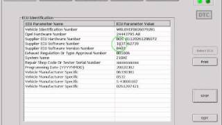 Opel ECU Mot ME155 security code reading demo [upl. by Mann]