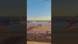 Emirates Flight take off from Dubai Airport✈️shortsviralvideodubaidubaiairporttravelytshorts [upl. by Kawai634]