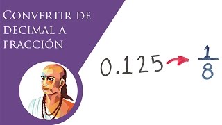 Conversión de fracciones decimales a quebrados comunes │ BALDOR [upl. by Arreit]