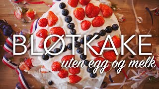 Bløtkake uten egg og melk [upl. by Anilrac]