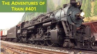 The Adventures of Train 401 at the O Scale Model Railroad Club of Toronto [upl. by Gwenora638]