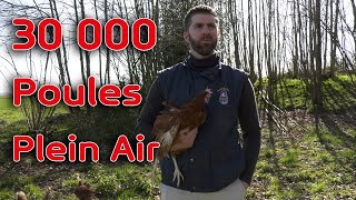 Un bâtiment de 30 000 poules plein air [upl. by Nosro]