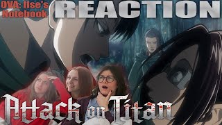 Attack on Titan SUB  OVA 1 Ilses Notebook  Reaction [upl. by Yemerej225]