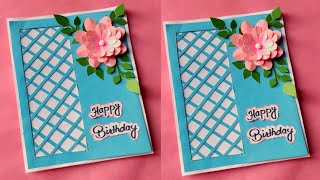 Handmade Special Birthday Card  Birthday Card Banane Ka Tarika  Greeting Card Making [upl. by Holleran]