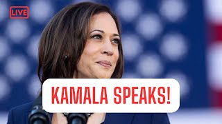 LIVE REACTION KAMALA HARRIS SPEAKS ON LOSS [upl. by Ailes]