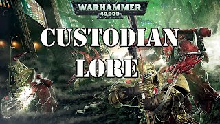 Warhammer 40k Lore Adeptus Custodes  Custodian Guard [upl. by Eyde]