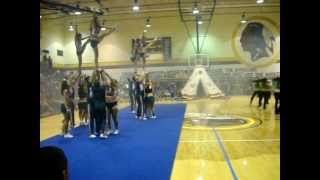 Donna High School Pep Rally UTPA Cheerleaders and Dancers 2009 [upl. by Asenev]