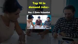 Top 10 In demand Jobs Part 01  datascientist top10 job shortsviral youtubeshorts [upl. by Dleifrag850]