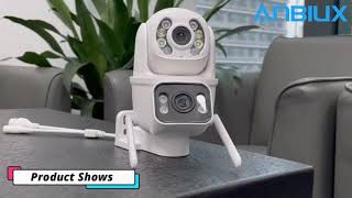 8MP 4K PTZ Wifi Camera Dual Lens with Dual Screen [upl. by Natsud]