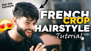 I Tried FRENCH CROP Hairstyle😍  How to Get French Crop Hairstyle  Best Hairstyle for mens [upl. by Mayap722]