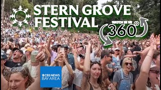 Stern Grove Music Festival 24 San Francisco California 360ºVR with artists Franc Moody amp Drama [upl. by Eddy614]