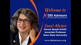 Donna QuadriFelitti Associate Professor Pennsylvania State University interviewed by D Dowling [upl. by Alanson]