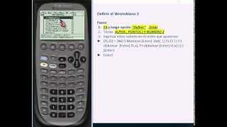 Como definir el Wronskiano 2 en la TI 89 [upl. by Brittaney]