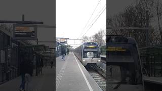 Hoekse Lijn Metro Schiedam Nieuwland naar Hoek van Holland RET Lijn B [upl. by Hammerskjold]