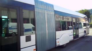 Test de Guidage dun Irisbus Créalis Néo 18 au dépôt TCAR [upl. by Ardek]