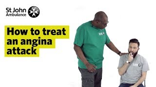 Symptoms amp How to Treat an Angina Attack  First Aid Training  St John Ambulance [upl. by Brod]