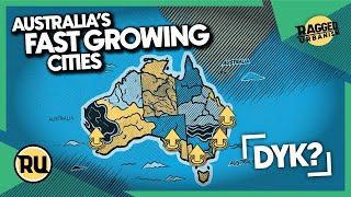 Australia’s 10 Largest Cities by Growth Rate  2023 Estimate [upl. by Kaycee]