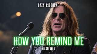 How You Remind Me  Ozzy Osbourne AI Nickelback cover [upl. by Andromeda666]