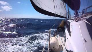 Sailing Kaiwi Channel in Hawaii [upl. by Erfert]