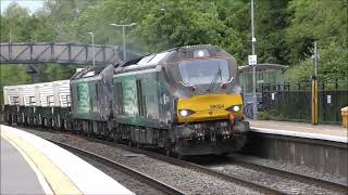 The Statesman Railtour  NR Test Train  Class 6888 thrash  230524 [upl. by Ilam691]