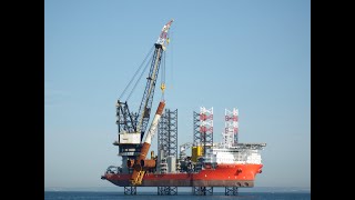 Rampion legacy  installing turbine foundations [upl. by Mohl]