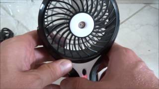 Ventilateur brumisateur sur batterie VOYOMO [upl. by Suisyola955]