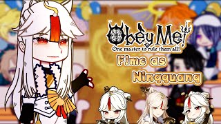 Obey me react to Fmc as Ningguang ✨  Gacha Club  3  SHORT VIDEO  By  Ophelia Me [upl. by Blayze]