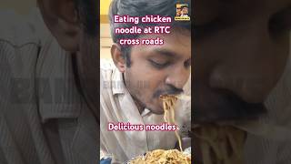 Spicy chicken noodle eating challenge  chicken noodles chickennoodles trendingshorts viralshort [upl. by Enorej]