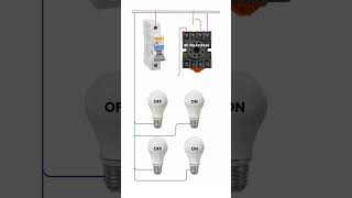 General Relay Contact Points Controlling Multiple Lightsshort MRINDIANHACKER [upl. by Novello]