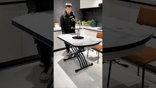 Amazing Height Adjustable Table furniture smartfurniture furnituredesign uniquefurniture [upl. by Herbie]