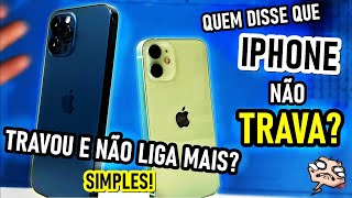 IPHONE 12 12 PRO 12 PRO MAX TRAVOU Faça isso primeiro antes de levar no técnico SIMPLES [upl. by Ateuqirne]