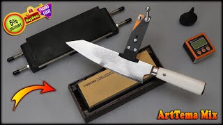 Hapstone T1  How to Sharpen a Knife with a Whetstone  Sharpening Kitchen Knife to Extremely Sharp [upl. by Spindell490]