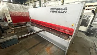 Edwards Pearson VR 13mm Shear Cleaned And In Our UK Stock For Sale Cybelec Dnc 10 machine cnc [upl. by Aicital]