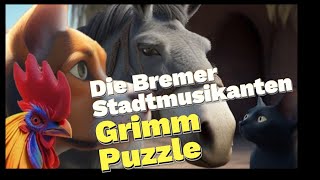 GlubbiKindergeschichte Die Bremer Stadtmusikanten Grimm Gute Nacht GeschichteSchlafmusik Märchen [upl. by Airtemad]