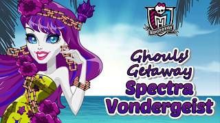 Monster High Ghouls Getaway Spectra Vondergeist Dress Up Game for Kids [upl. by Uzzia]