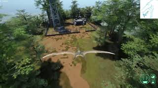 The ISLE EVRIMA Pteranodon Landing  The Isle Gameplay theislevrima update3 pteranodon [upl. by Binetta]