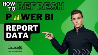 Automatically Refresh Power BI Report Data  2024 [upl. by Gare]