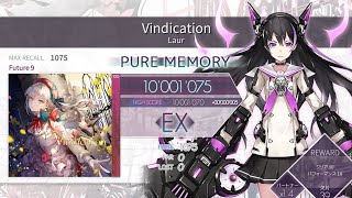 【Arcaea】Vindication FPM理論値 10001075pts [upl. by Yanej]