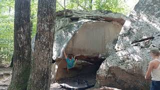 The Wave flash  Stone Fort Bouldering [upl. by Purvis]