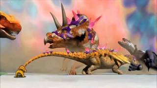 Dinosaur King Battle Against Edmontonia [upl. by Collyer]